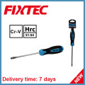 Fixtec Hand Tool 125mm Professional Slotted Screwdriver